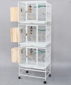 Lồng nuôi vẹt 3 tầng